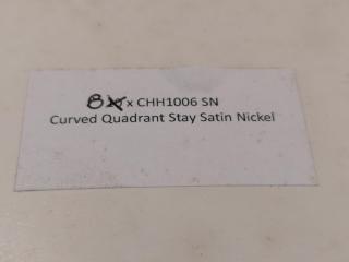 42x Curved Quadrant Window Stay Sets, Bulk Lot, New