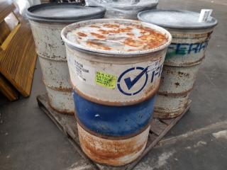 Barrel of Clear Covercoat Frit Enameling Powder