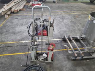 BOC INVERWELD 140VRD 140Amp Stick Tig Welder and Trolley