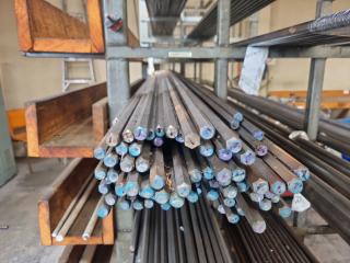 Large Lot of Hex Steel Lengths 