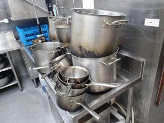 Large Lot of Commerical Pots