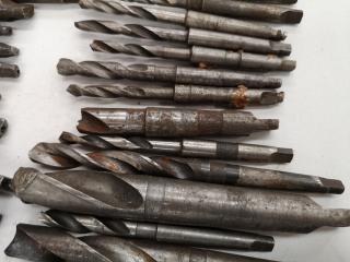 60+ Assorted Morse Taper Mill Drill Bits