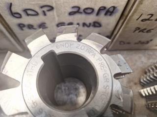 6 x Gear Hobber Cutters