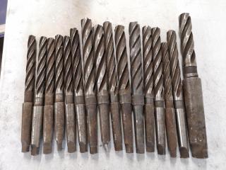16x Morse Tapper End Mills, Imperial Sizes