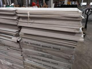 595x595mm PVC Laminated Gypsum Board Ceiling / Wall Panels