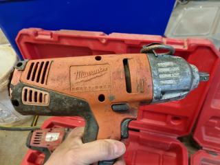 3x Milwaukee Cordless Impact Wrenches, various Faults each