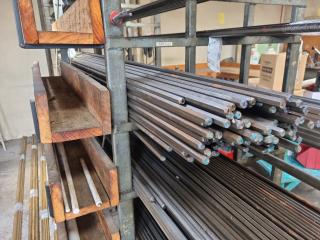 Large Lot of Hex Steel Lengths 