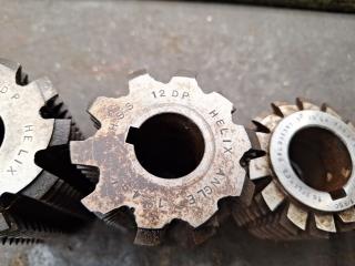 5 x Gear Hobber Cutters