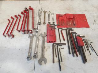 Large Lot of Spanners and Allen Keys