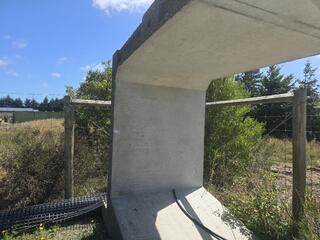 Large Concrete Culvert Section