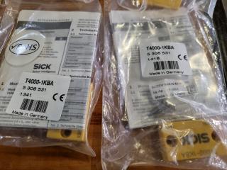 5x Pairs of Sick Non-Contact Safety Switch & Actuator Sets T4000