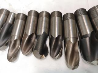 14x Assorted Ball End Mill Cutters, Imperial Sizes