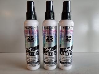 3 Redken One United Hair Treatments 