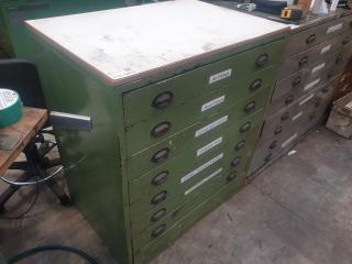 8 Drawer Industrial Steel Cabinet