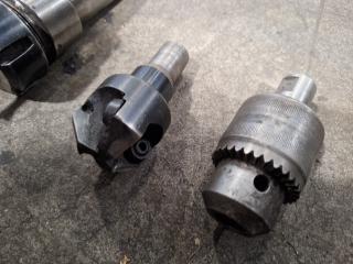 Assortment of Lathe and Drill Parts