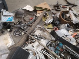 Large Assorted Lot of MD 500 Loose Parts, Fastening Hardware & More