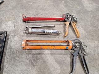 Assorted Caulking Guns/Grease Applicators