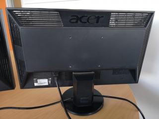 2x Acer 20-Inch LCD Computer Monitors