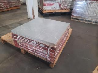 7M2 Garbon Seramic 600x600x10mm Ceramic Floor Tiles.