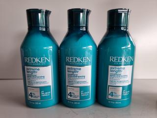 3 Redken Extreme Length Conditioners 