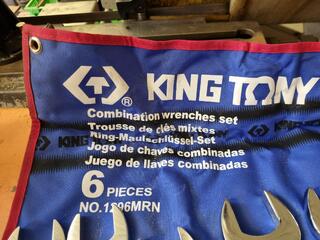 King Tony 6-Piece Large Size Metric Combination Wrench Set