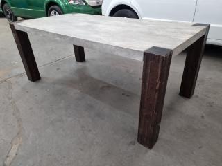 Contemporary Dinning Table, needs some restoration