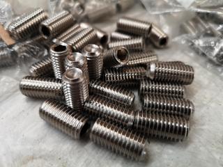 159x 12x25mm Grub Socket Screws, 316 Stainless Steel Grade