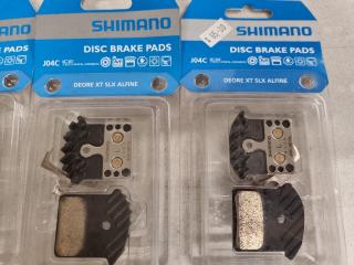 4x Shimano Bike Disk Brake Pad Sets Deore XT SLX Alpine J04C
