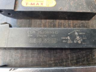 5 Kennametal, Seco & Sandvik Turning Tools