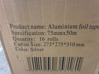 Box of 16 Rolls Aluminium Foil Tape
