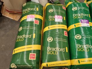 Bradford Gold R3.6 Ceiling Insulation, 7x Bundles