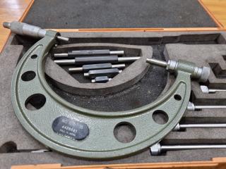Mitutoyo 0-150mm Outside Micrometer Set 104-135