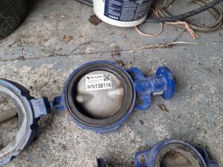 5 Assorted Butterfly Valves