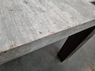 Contemporary Dinning Table, needs some restoration