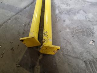 2x Workshop Corner Safety Barrier Railings