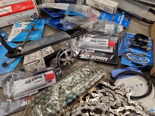 Assorted Lot of Bike Parts & Components