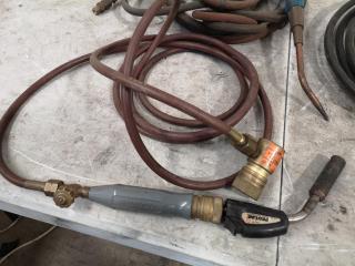 3x Assorted Welding Hoses w/ 2x Torches