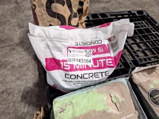 Assorted Base Coat, Mortar Plaster, Concrete and Post Hole Concrete