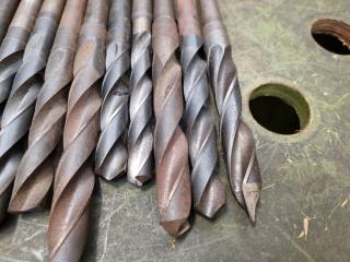 15x Morse Taper No.2 Drills, Imperial Sizes