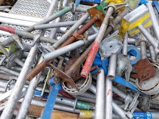 Assortment of Scaffolding Equipment