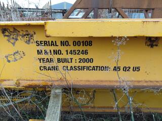 3x 14m gantry crane frames