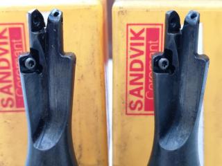 2x Sandvik Coromant CoroCut Capto C4 Indexable Boring Tools