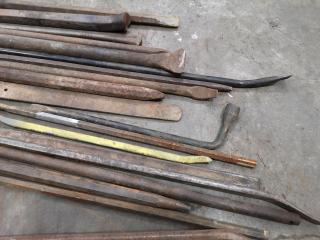 Assorted Vintage Chisels & Pry Bars & More