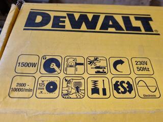 DeWalt Corded 125mm Angle Grinder, New