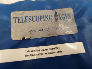 Engineering Telescoping Gages, 6-Piece Set
