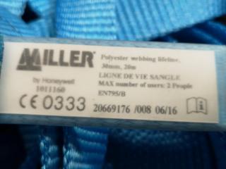 Miller 20m Polyester Webbing Lifeline