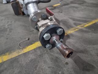 Large Industrial Valve Assembly with Dials