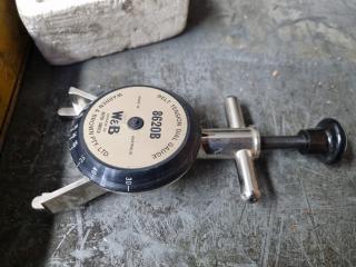 Warren and Brown Belt Tensioner Dial Guage