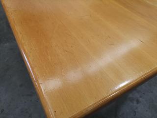 1800mm Wood Dining Table for Home of Cafe