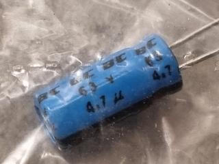 860x Electrolytic Capacitors, 63V, 4.7u